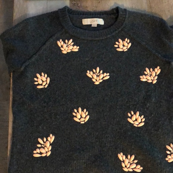 SOLD!!! Grey Loft Sweater - Picture 3 of 4